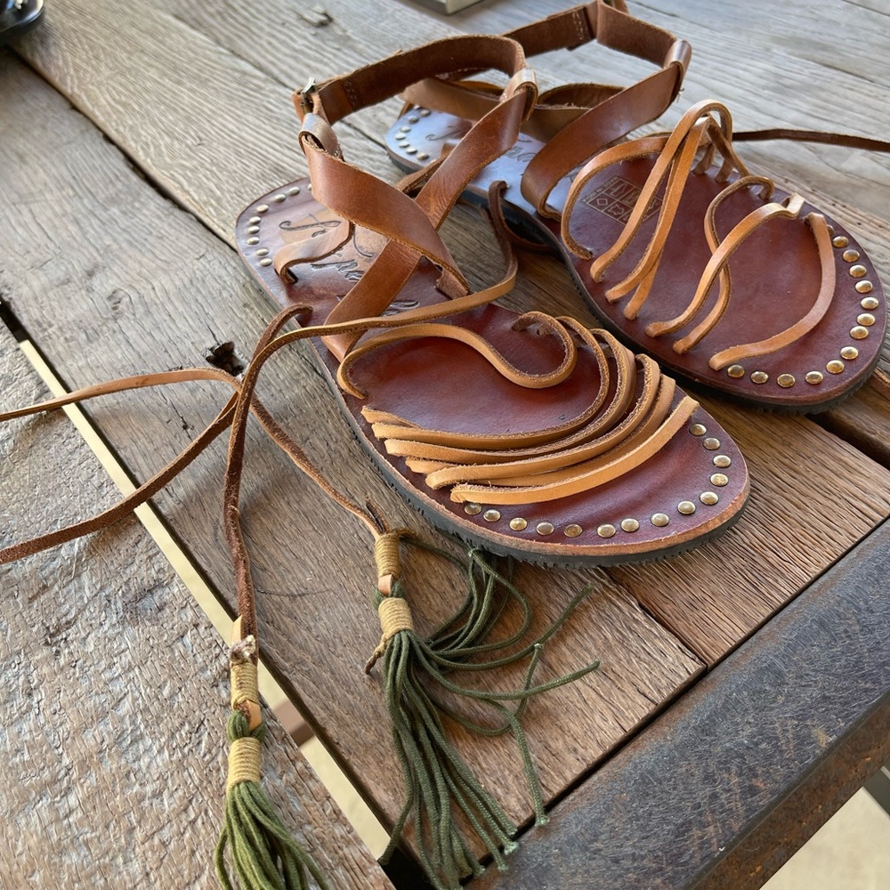 Boho free people sandals